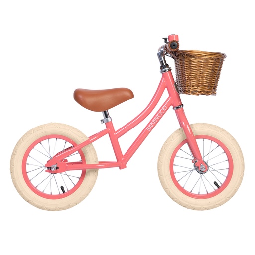 [BW-F1G-CORAL] Balance bike vintage Banwood - Coral